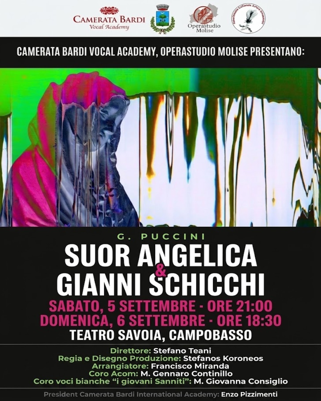 September 6, 2026 | Giacomo Puccini | Suor Angelica & Gianni Schicchi — CAMPOBASSO, ITALY