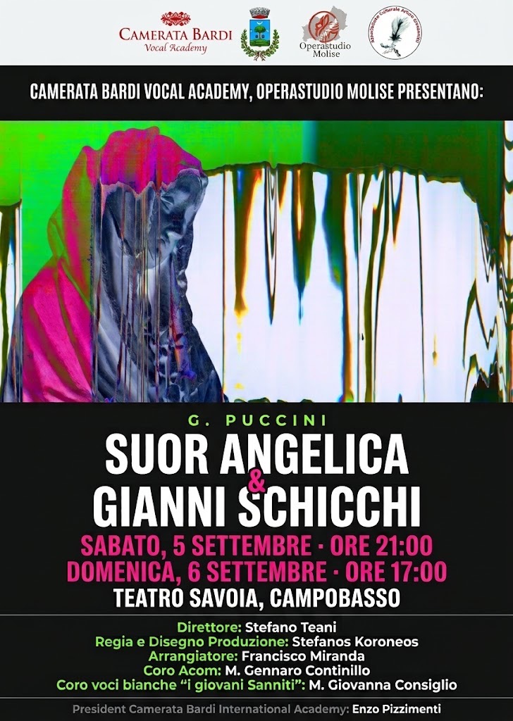 September 6, 2026 | Giacomo Puccini | Suor Angelica & Gianni Schicchi — CAMPOBASSO, ITALY
