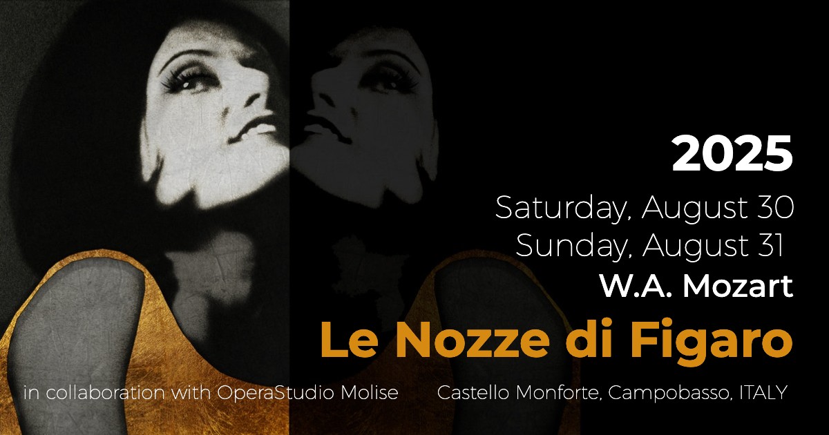 2025 | W.A.Mozart | Le Nozze di Figaro - ITALY 